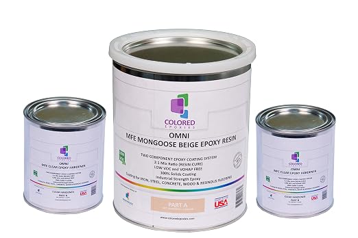 colored epoxies Mongoose Beige Epoxy Resin by ColoredEpoxies