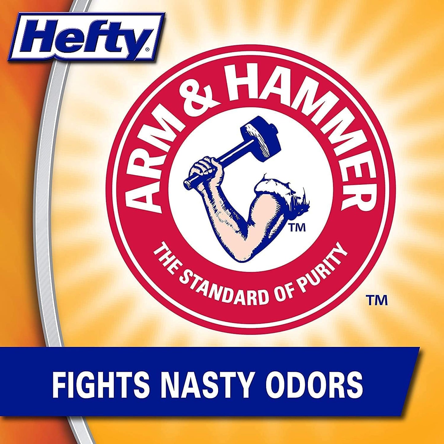 Hefty Ultra Strong Multipurpose Trash Bags, Black Large Flexible Bags with Drawstring, White Pine Breeze Scent, 30 Gallon Bags, 25 CT Bags Per Pack (Pack of 12)