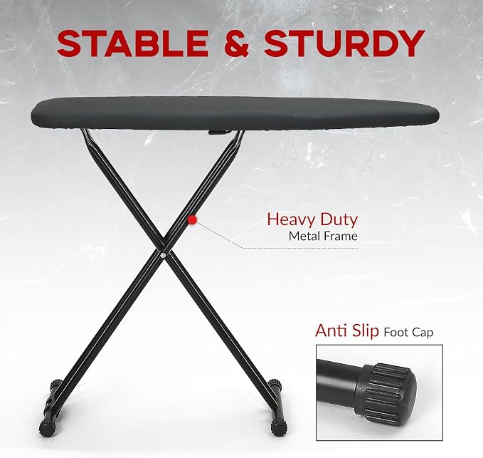 Ironing Board Full Size 53x13, RAINHOL Heavy Duty Iron Board - Image 4