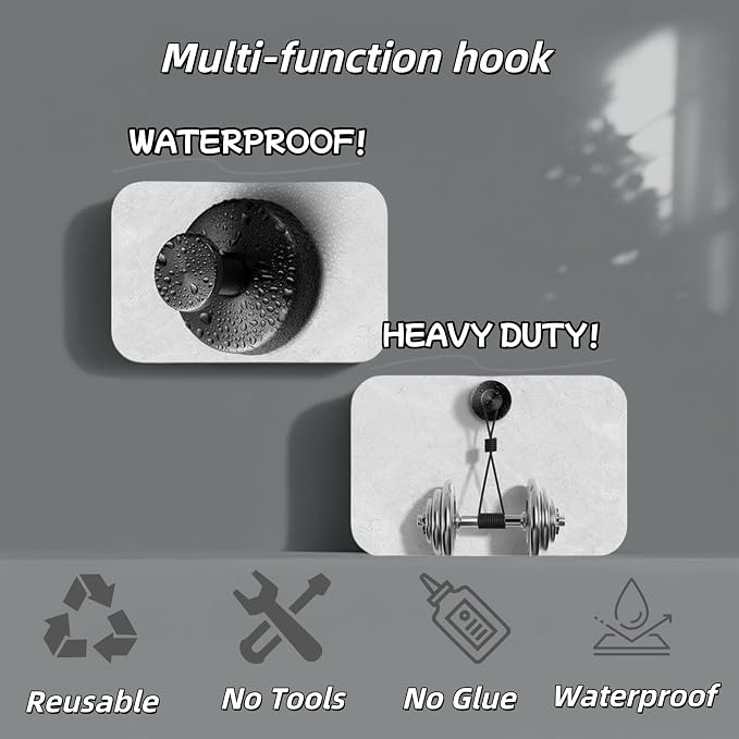 2025 Upgraded Stainless Steel Heavy Duty Suction Cup Hooks - Image 6