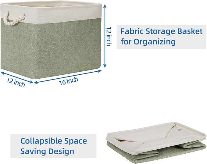 Temary Storage Baskets Fabric Storage Bins - Image 7
