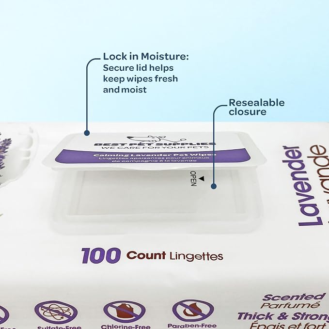 Best Pet Supplies Pet Grooming Wipes - Image 4
