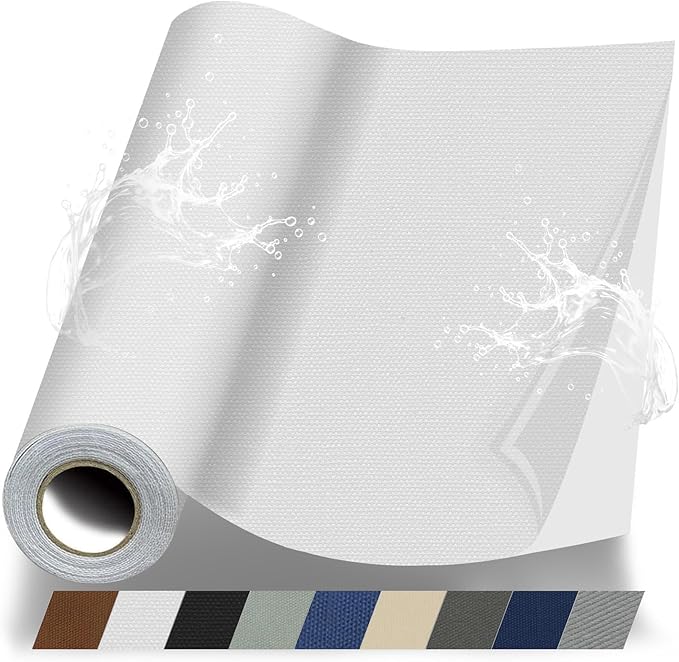 Fabric Repair Patches, 17X158 Inch Canvas Self-Adhesive Fabric Patches Tape by Lifeshoon