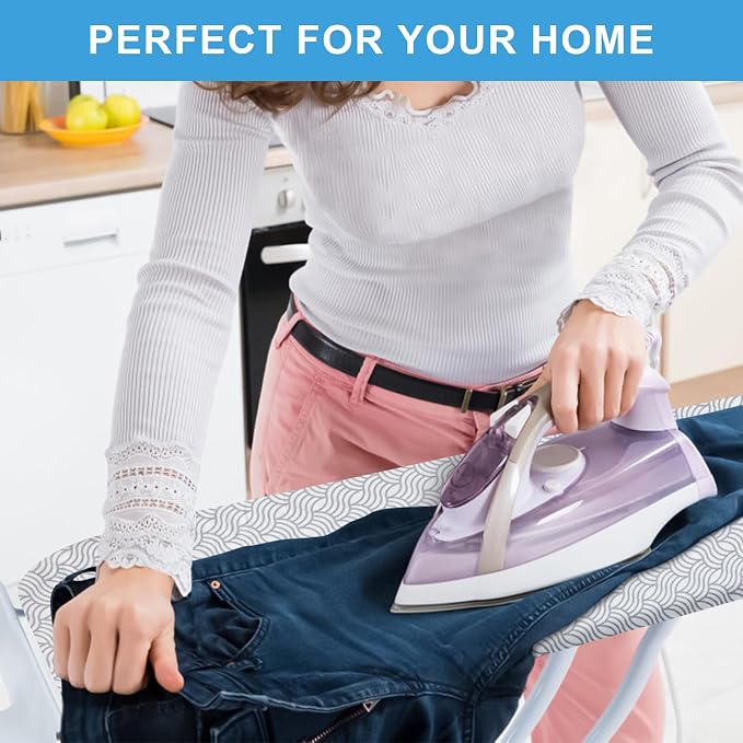 Dalykate Ironing Board Cover and Pad, Thick Padding, Elastic Edge, Scorch & - Image 9