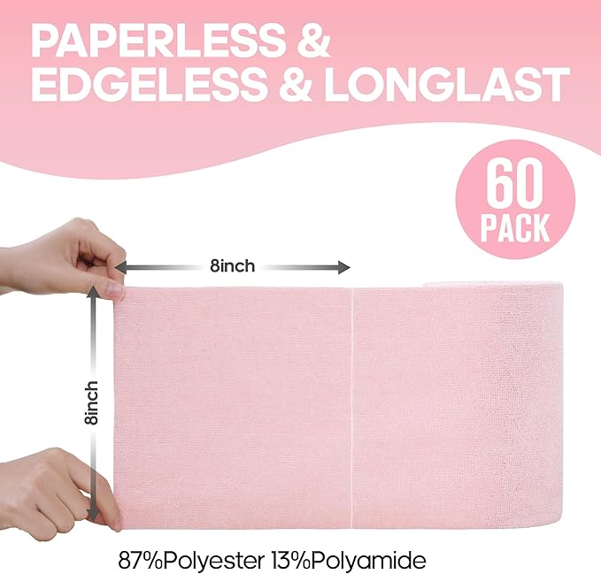 Fantasticlean Microfiber Cleaning Cloth Roll -60 Pack, Tear Away Paperless - Image 8
