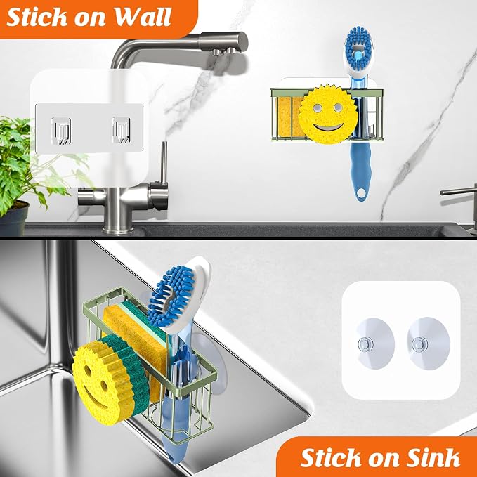 Sponge Holder Smiley Face, Sink Caddy, Sink Organizer - Image 7