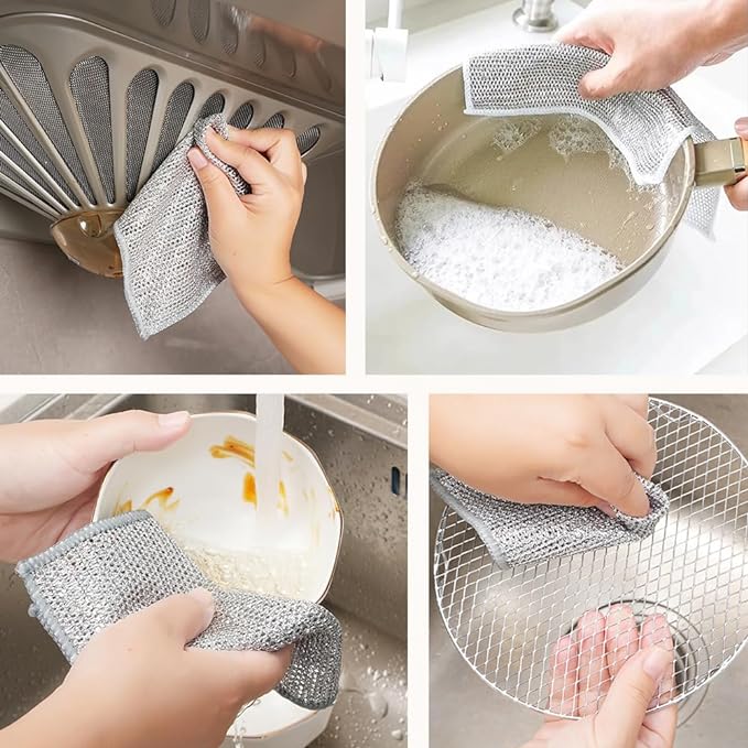 Multipurpose Wire Dishwashing Rags - Image 6
