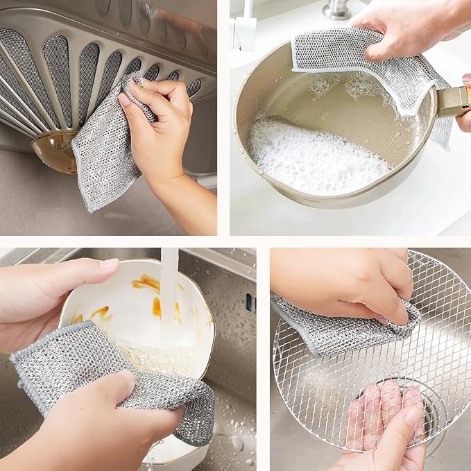 Multipurpose Wire Dishwashing Rags - Image 6
