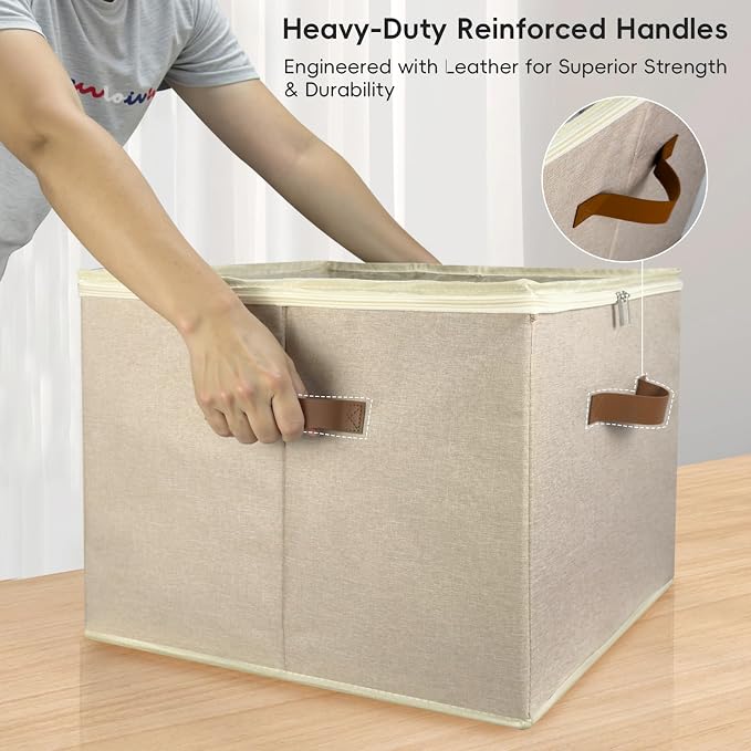Shoe Organizer for Closet, 2 Pack Shoe Storage Bins - Image 5