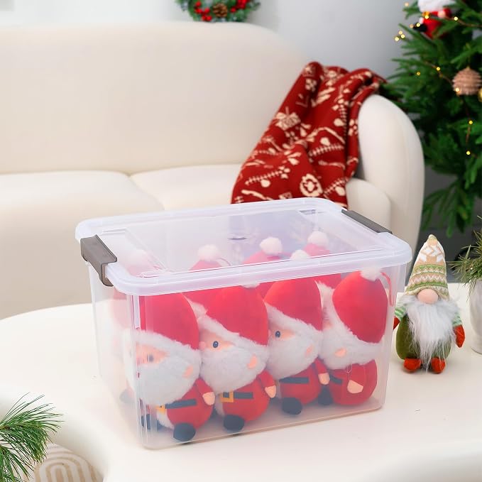 Citylife 32 QT Plastic Storage Bins - Image 3