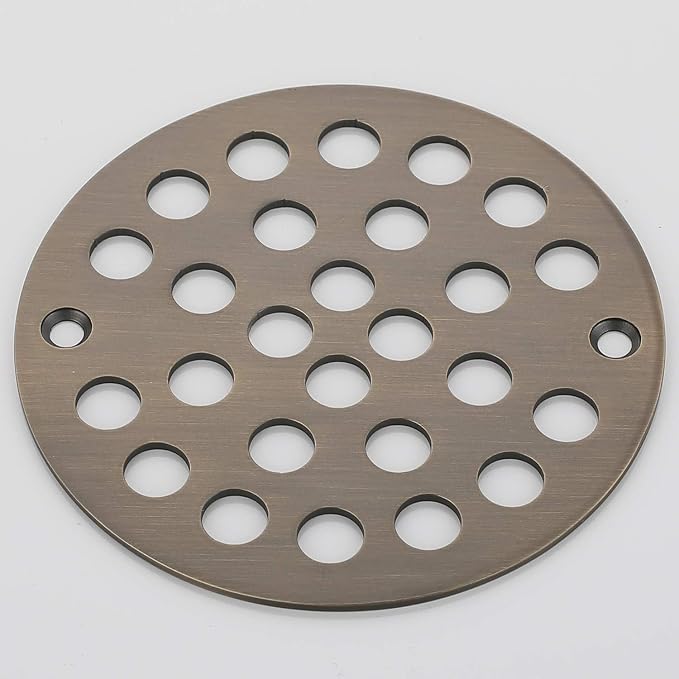4-Inch Screw-in Shower Strainer Drain Cover Replacement Floor Strainer - Image 4
