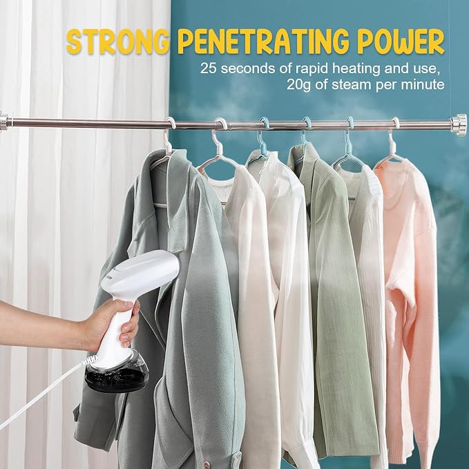Handheld Steamer for Clothes 1200W, Clothes Steamer - Image 7