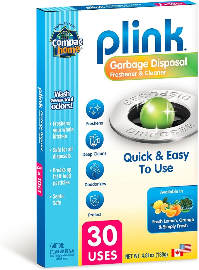 COMPAC HOME Plink Garbage Disposal Cleaner and Deodorizer, Freshens Your - Image 8