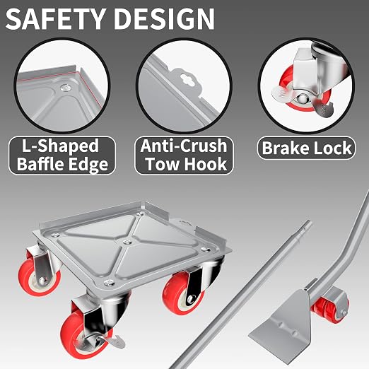 MYUEA【Upgrade Large】 Furniture Dolly, Furniture Movers - Image 2