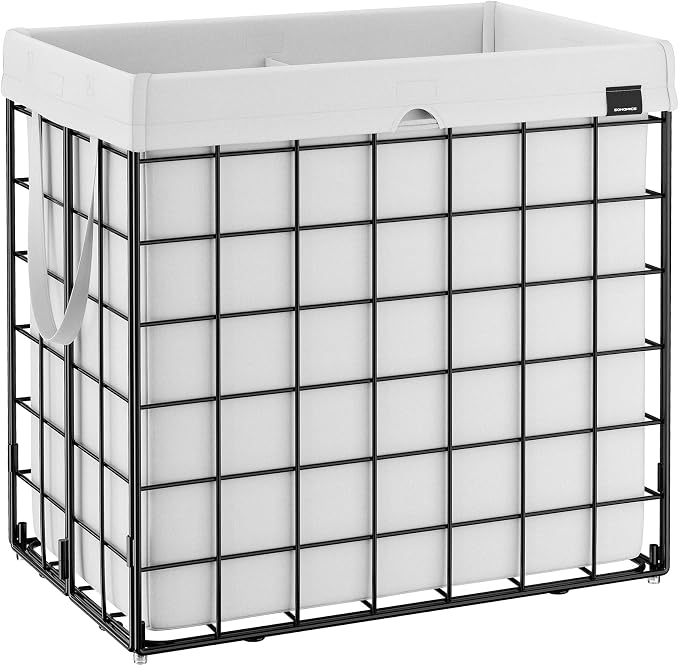 SONGMICS Laundry Hamper, 34.3 Gal. Laundry Basket, Collapsible Clothes Hamper by SONGMICSbySONGMICSHOME