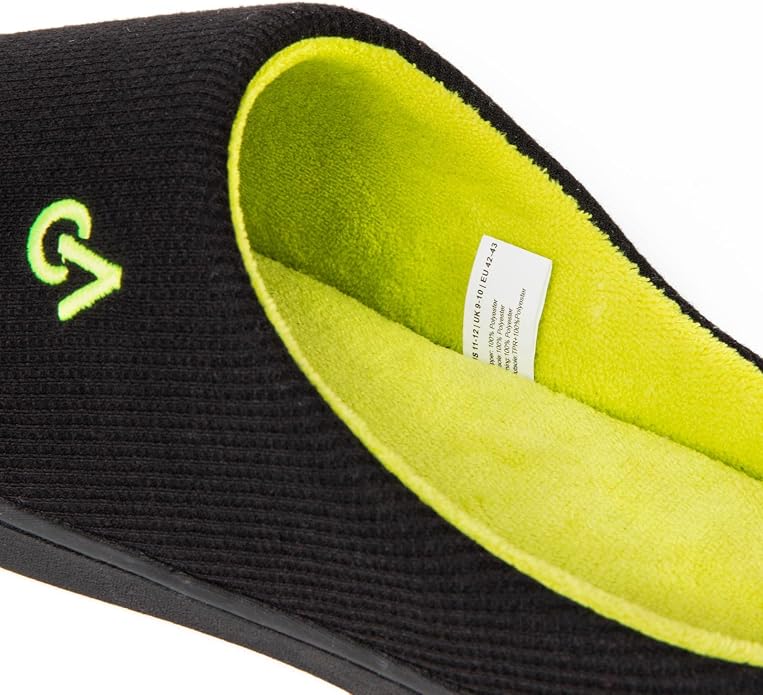 VeraCosy Men's Two-Tone Memory Foam House Slippers Indoor Outdoor Durable - Image 9