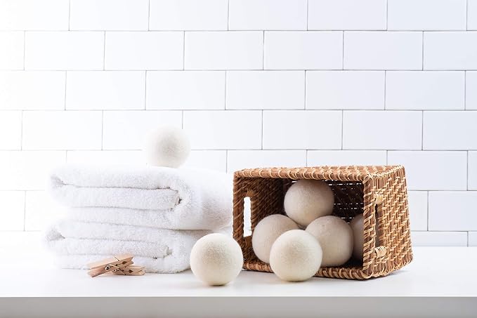 Woolzies Wool Dryer Balls Organic: Our Big Wool Spheres are the Best fabric - Image 2