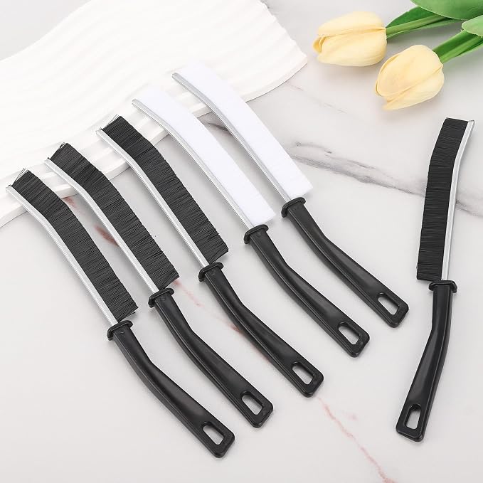 6Pcs Hard Bristle Crevice Cleaning Brush, Grout Cleaner Brush - Image 7