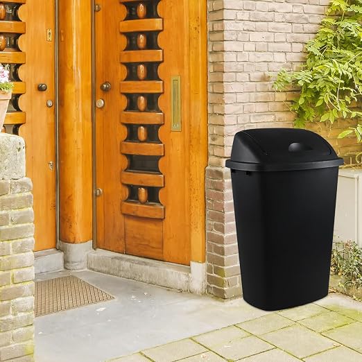 Teyyvn 13 Gallon Tall Kitchen Swing Lid Garbage Container - Image 5
