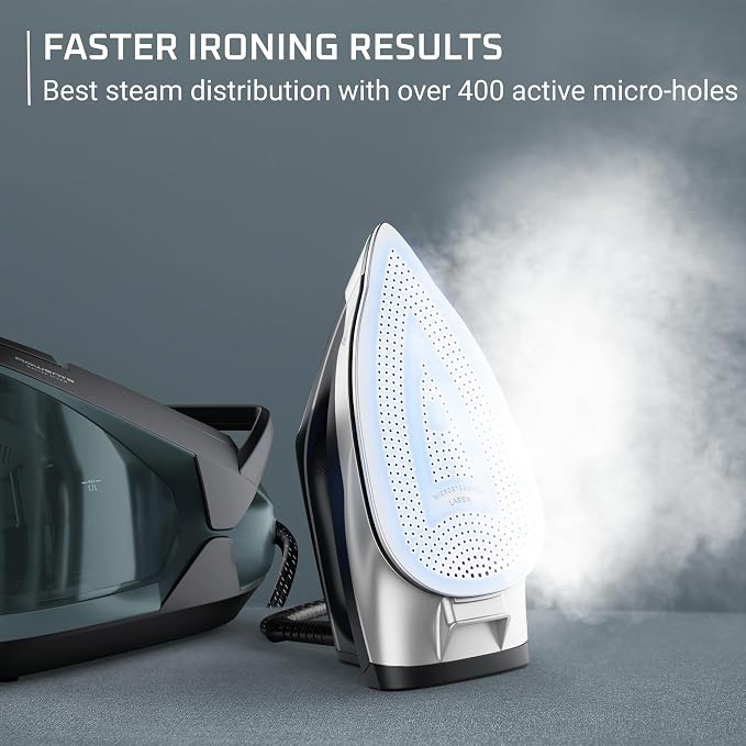 Rowenta Iron Steamer for Clothes Master Steam Station, Professional Steam Iron - Image 2