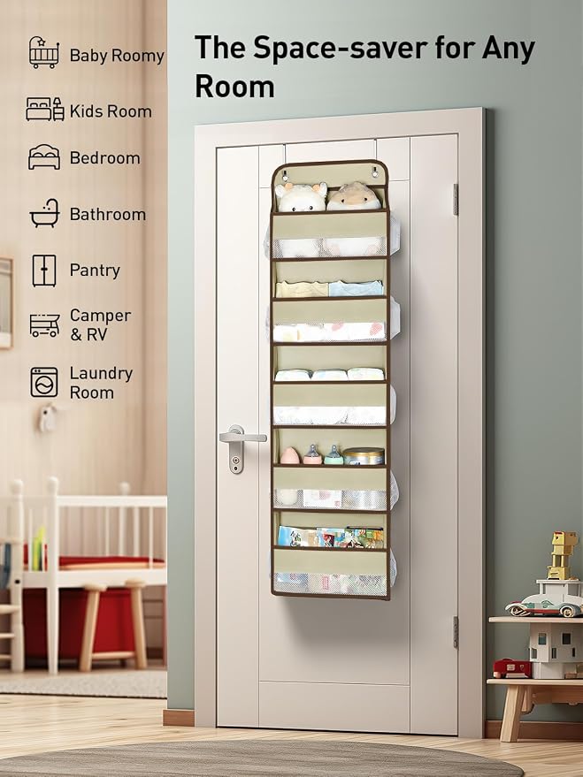Yecaye 2 Pc Over the Door Organizer - Image 5