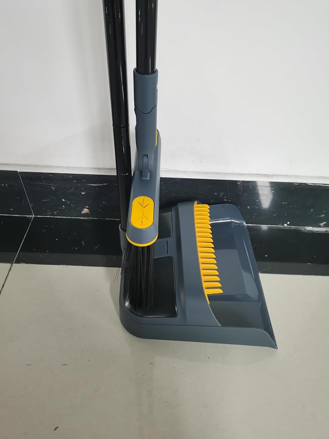 JEHONN Broom and Dustpan Set for Home, 54 Inches Long Handle Lightweight 180 - Image 12