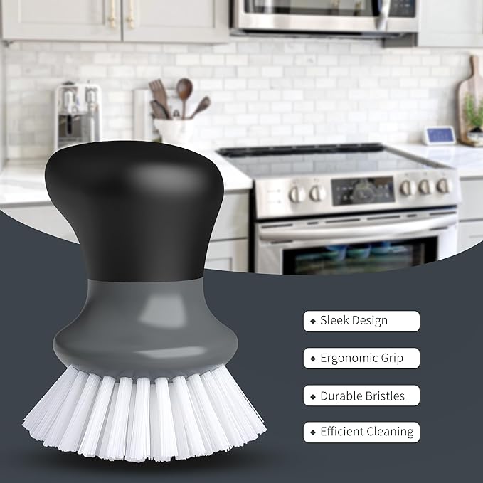 MR.SIGA Dish Scrub Brush, Palm Brush Dish Scrubber - Image 6