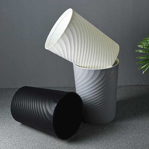 Small Bathroom Trash Can 1.8 Gallon Wastebasket Recycling Bin - Image 8