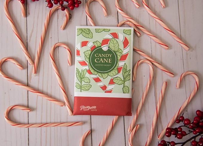 Floral Simplicity Candy Cane Scented Sachets Pack of 3, Fall & Winter - Image 7