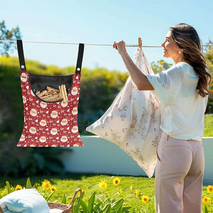 Clothespin Bag with Hanging Rope - Image 2
