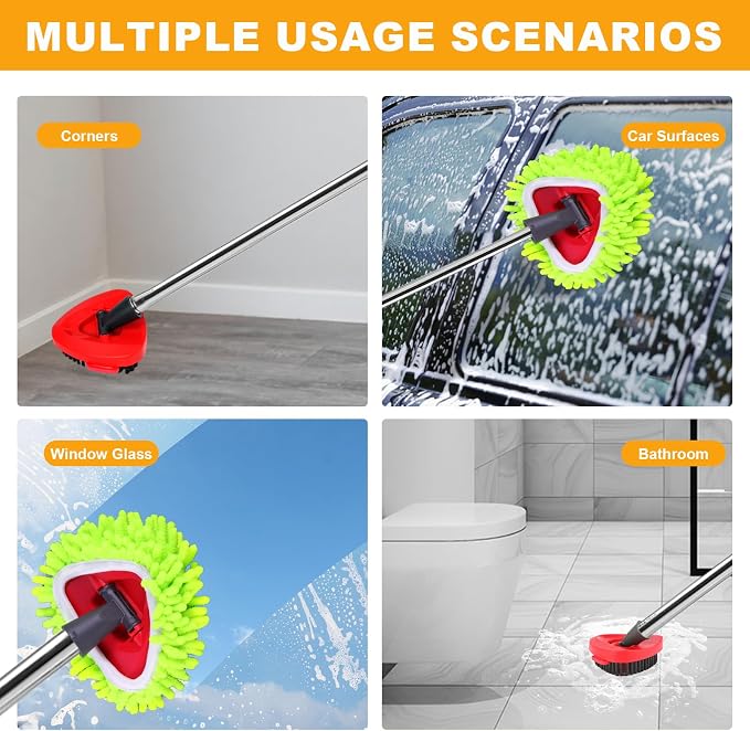 Mop Heads Replacements for OCedar RinseClean 2 Tank Spin Mop System, Mop - Image 5