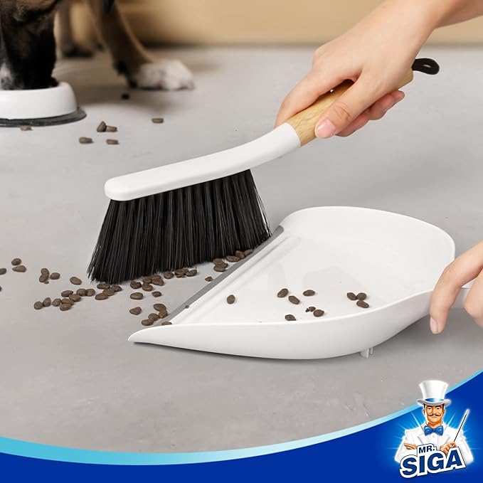 MR.SIGA Dustpan and Brush Set, Portable Cleaning Brush and Dustpan Combo - Image 5