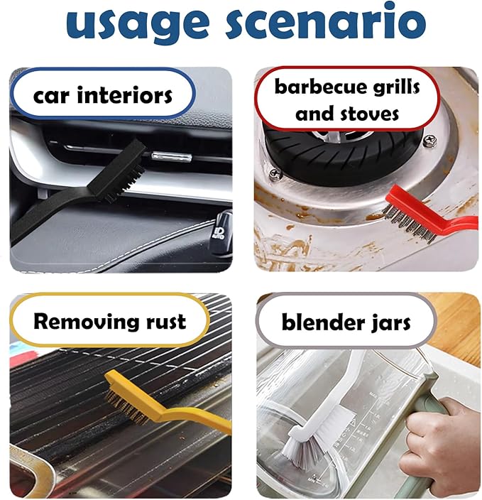 Crevice Cleaning Brush Set, Tight Spaces & More - Image 6