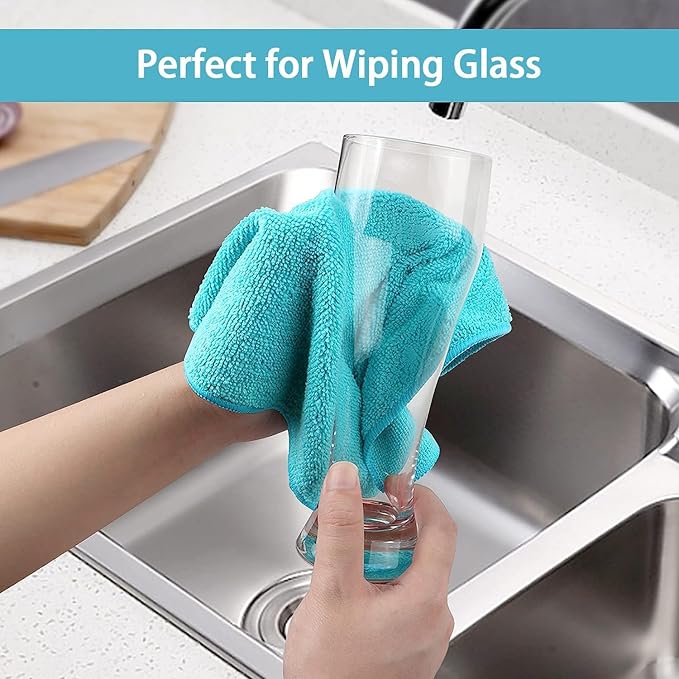 HOMEXCEL Microfiber Cleaning Cloth, 150 Pack Cleaning Rags, Cleaning Towels - Image 5