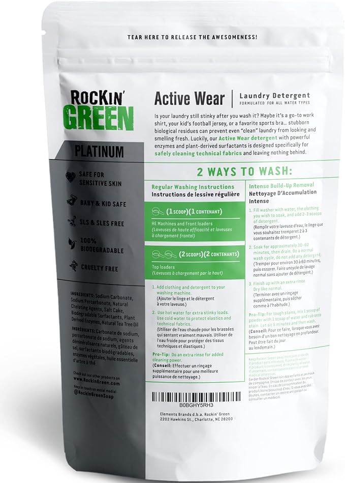 Rockin' Green Laundry Detergent, Plant based, All Natural Laundry Detergent - Image 2