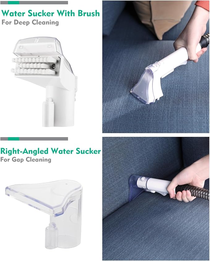 HAUSHOF Portable Carpet Spot and Upholstery Cleaner, Lightweight Handheld Deep - Image 4