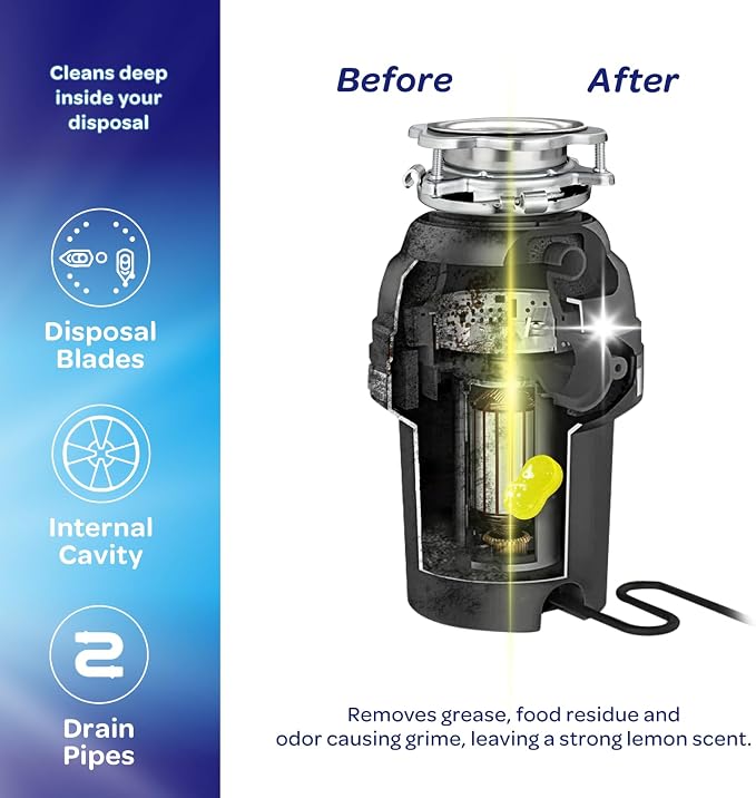 Garbage Disposal Cleaner and Deodorizer Tablets - Image 4