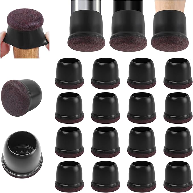 Ezprotekt 24 Pcs Round Silicone Chair Leg Floor Protectors by VisittheEzprotekt