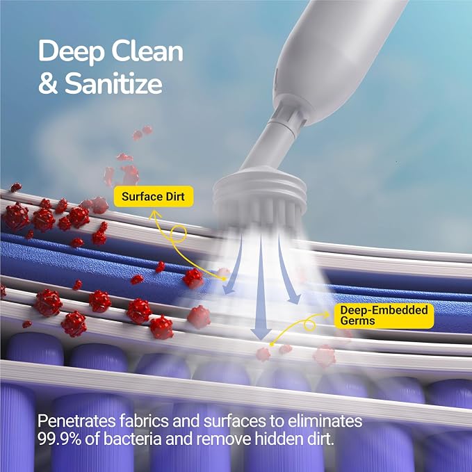Steam Cleaner with 28-in-1 powerful, deep cleaning - Image 4