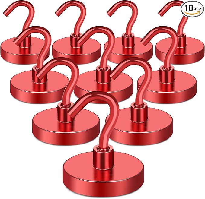 MIKEDE Magnetic Hooks Heavy Duty, 150LB Strong Magnet by MIKEDE