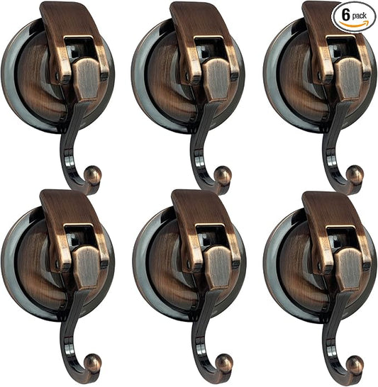 Heavy Duty Vacuum Suction Shower Hooks by YSSILADI