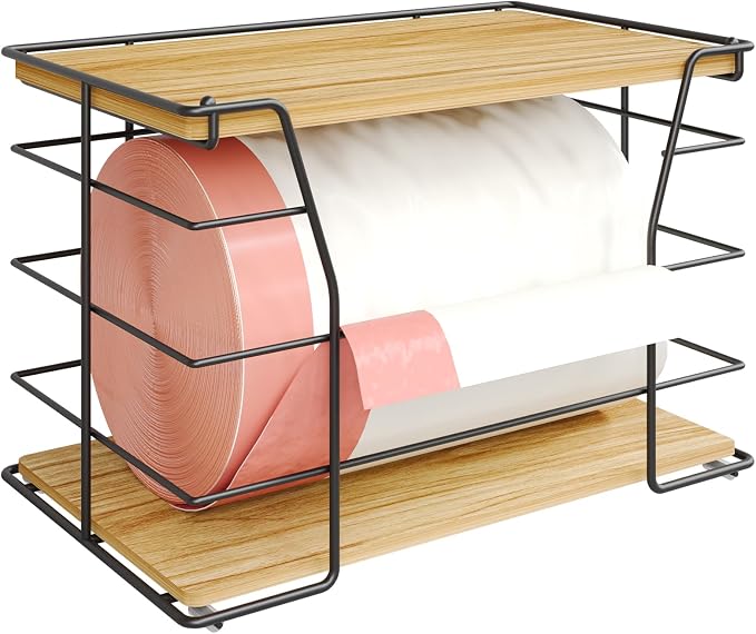 Large Trash Bag Holder, Wall Mount Grocery Bag Holder by GIGIFTREE