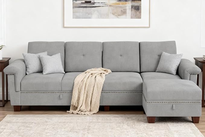 JAMFLY 108" Modular Sectional Sofa - Image 3