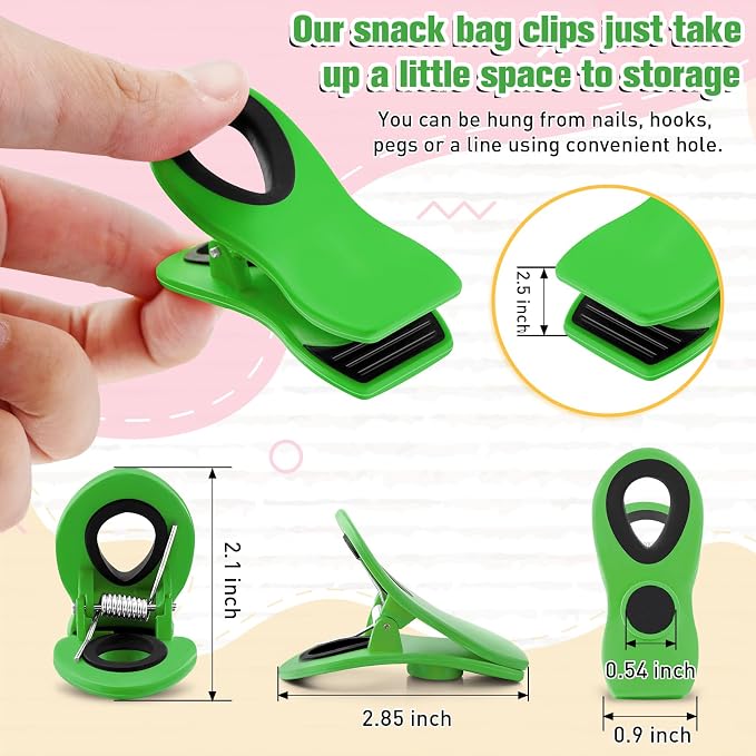 FINDMAG Big Chip Clip, Cute Magnet Clips Refrigerator Sealing Clip, Plastic - Image 3