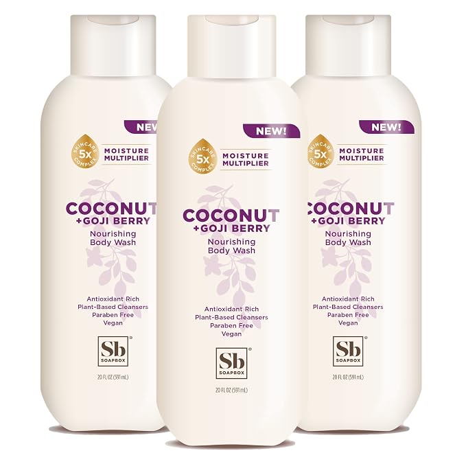 Soapbox Body Wash, Coconut + Goji Berry Body Wash by Soapbox