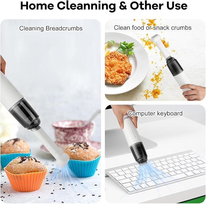 Mini Vacuum Cleaner Cordless, Car Vacuum Cleaner Portable - Image 5