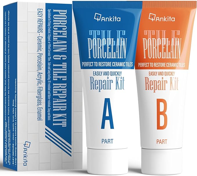 Porcelain Repair Kit White, High-Gloss Chipped Sink & Tile Repair Kit to by Ankita