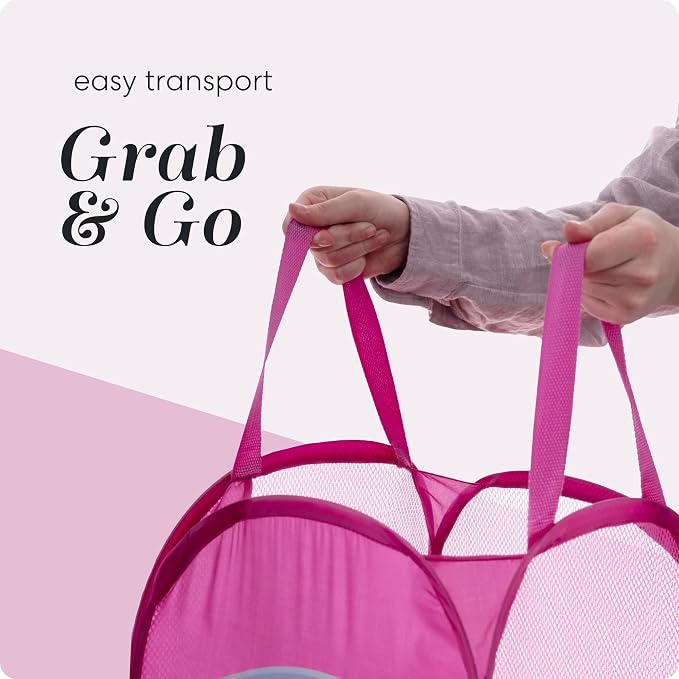 Handy Laundry Collapsible Mesh Pop Up Hamper - Image 7