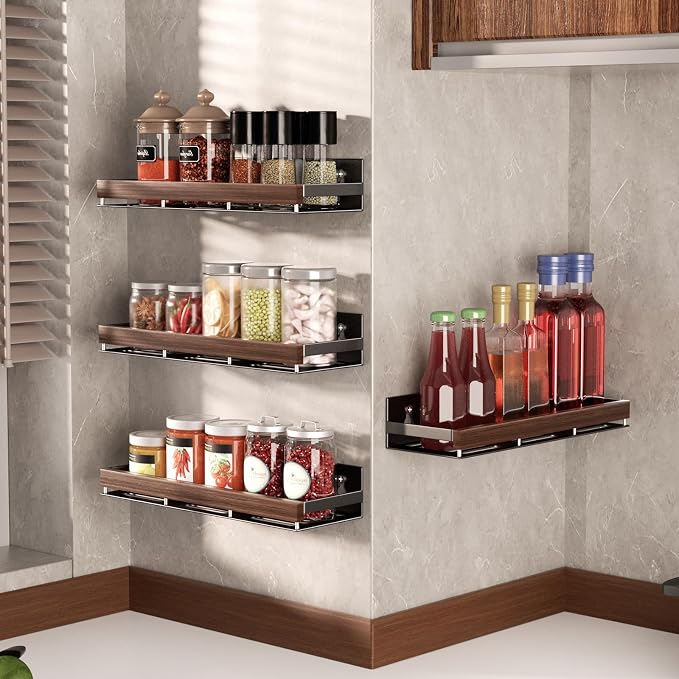 Walnut Magnetic Spice organizer - Image 8