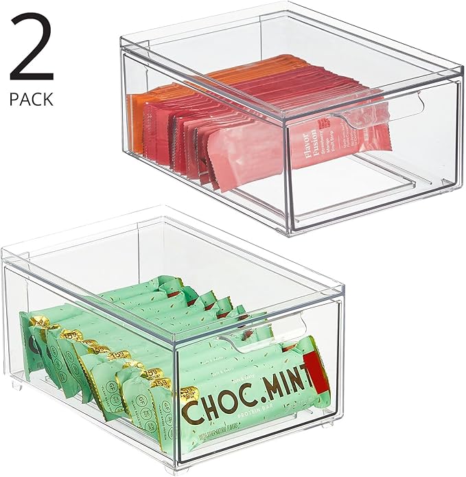 mDesign Stackable Storage Containers Box - Image 4